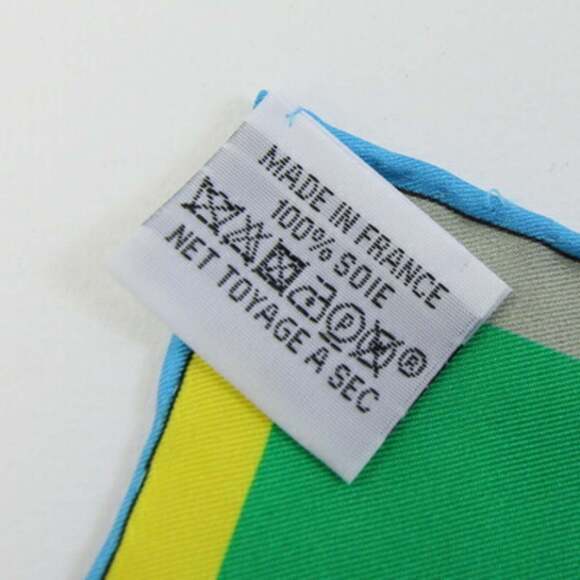 HERMES Authentic White Silk Scarf - Picture 6 of 6